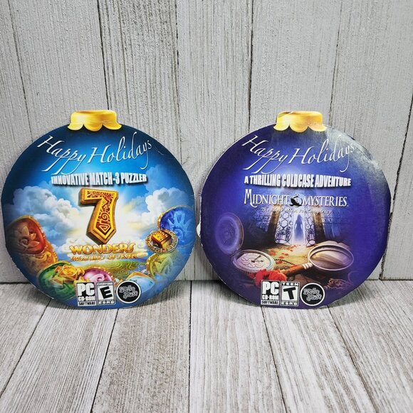 Happy Holidays Innovative Match 3 Puzzler & A Thrilling Coldcsae Adventure PC CD - Picture 1 of 8
